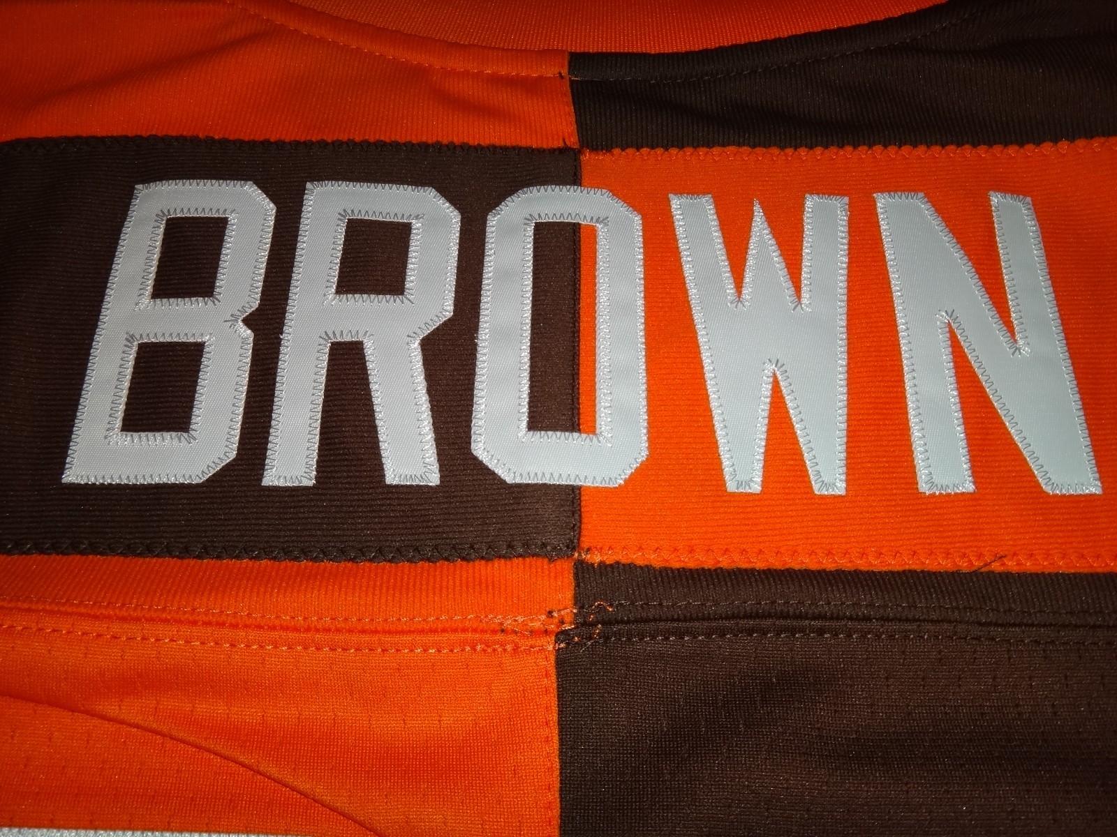 Men's Jim Brown 1963 Mitchell & Ness Browns Split Throwback Legacy Jersey $175