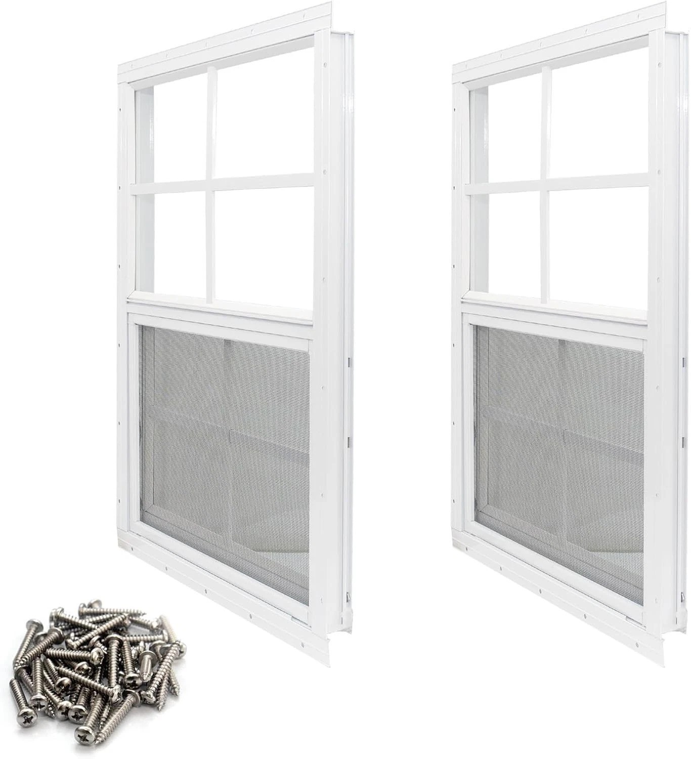 Easy Install Shed Window Kit with Tempered Glass
