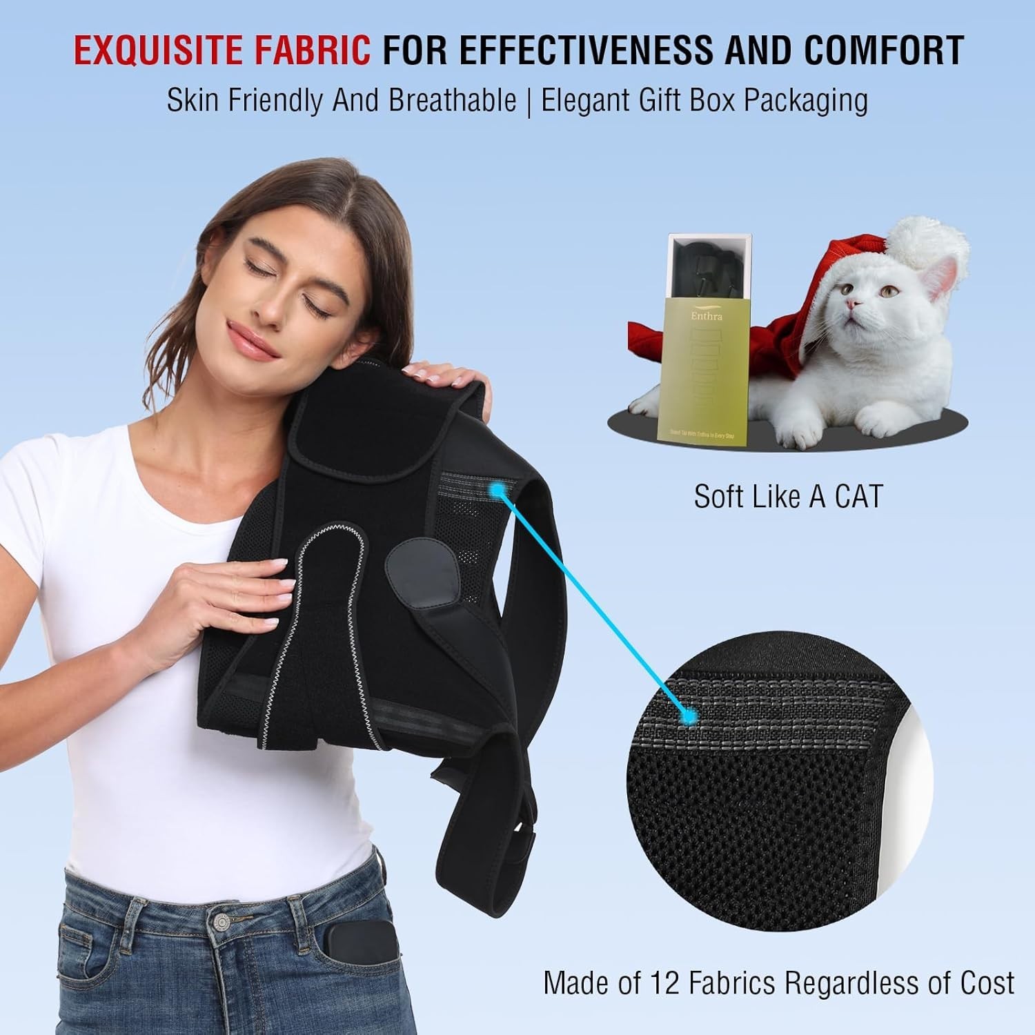 Back Brace Posture Corrector for Women and Men with Spine Vertical Alignment ...