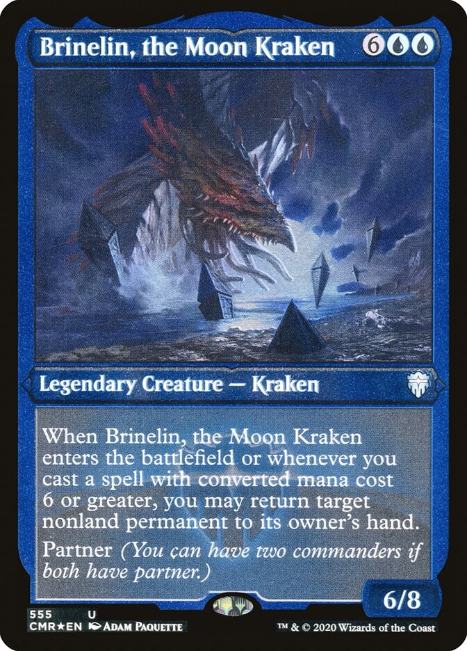 1x Brinelin, the Moon Kraken (FOIL ETCHED) - NM - See Pic for Set