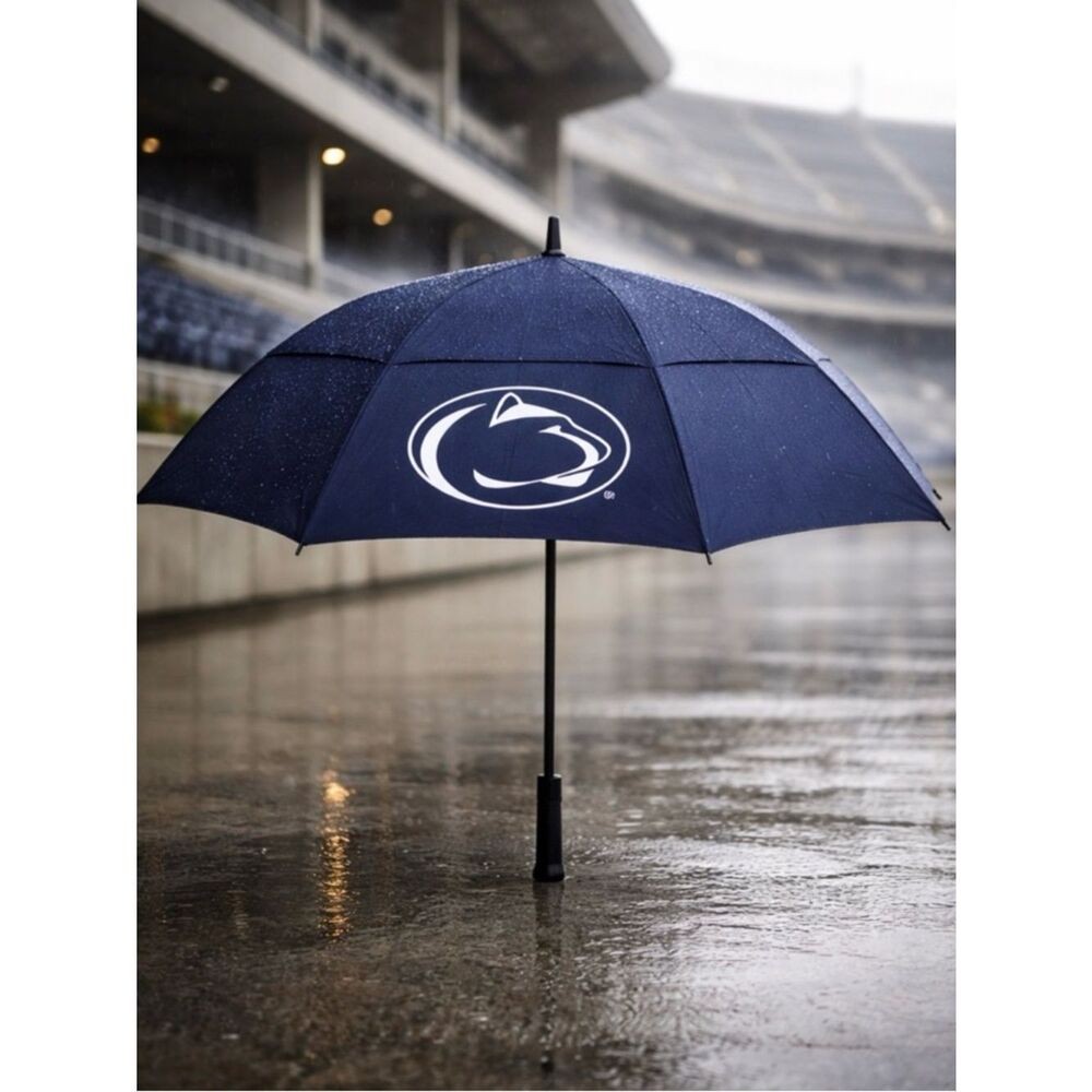 NIBWT Weatherman Umbrella 12” Long Durable Frame Fits Bag/Purse PENN State