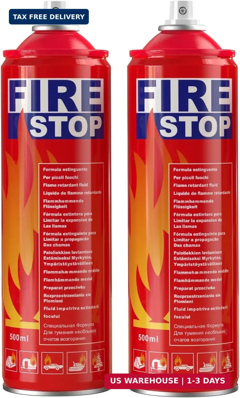 AmzBoom Fire Extinguisher 2-Pack with Mounting Bracket for Home, Kitchen, Car, G