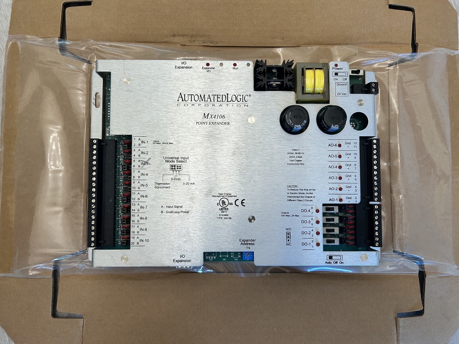 Automated Logic MX4106 Point Expander