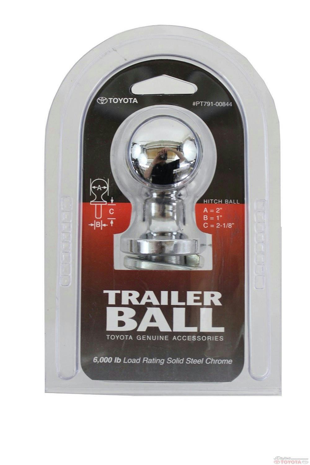 OEM TOYOTA 4RUNNER FJ CRUISER TOW HITCH BALL 2" PT791-00844