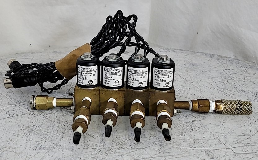 Lot of 4* Peter Paul Electronics 52X05600GB Solenoid Valve SEE NOTES