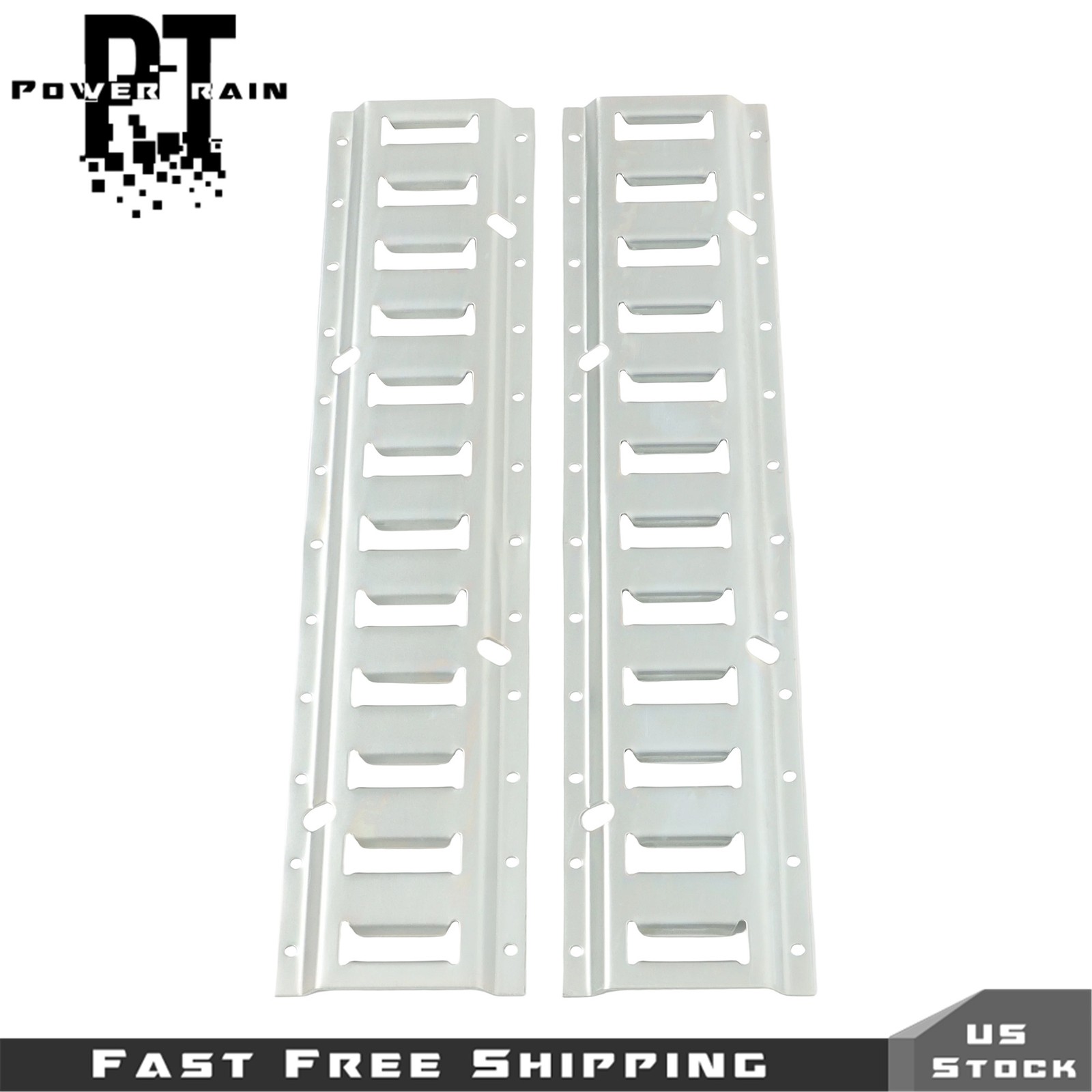 Fit For Garages Trailers E Track Tie Down Rail Kit 8× 2' E-Track Bar Rails