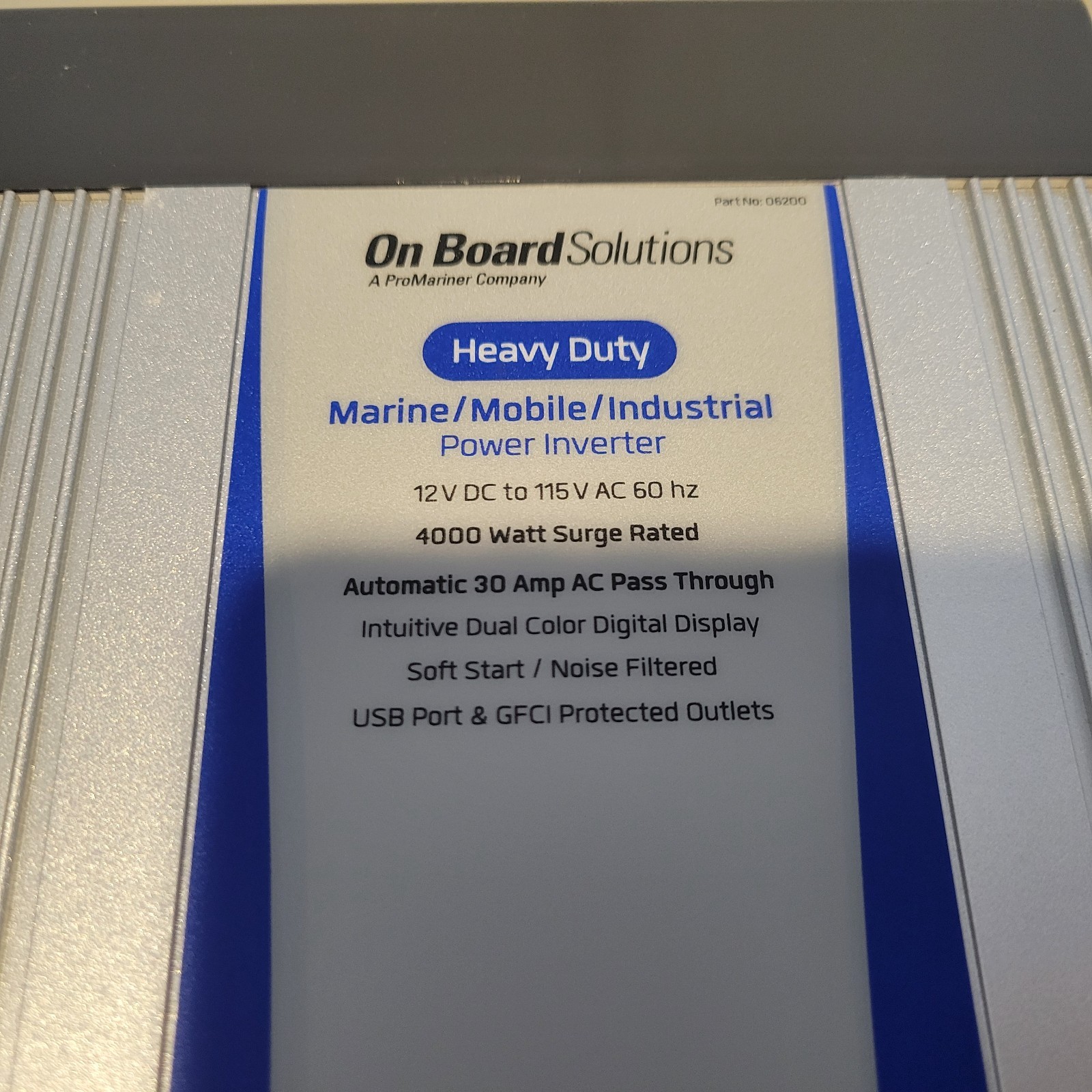 ProMariner TruePower Plus 2000ms Sine Wave Inverter, 30A, 06200