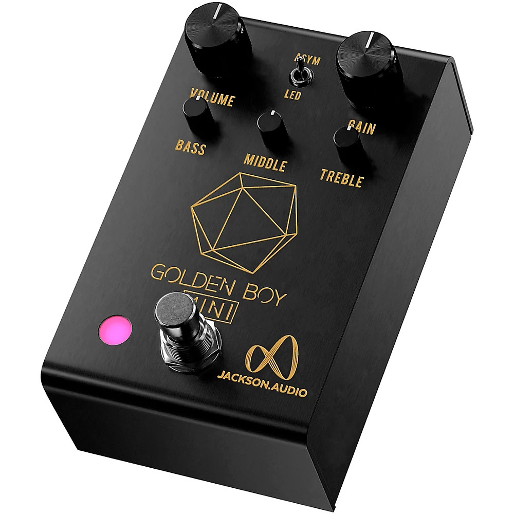 Jackson Audio Golden Boy Mini Overdrive Effects Pedal Black