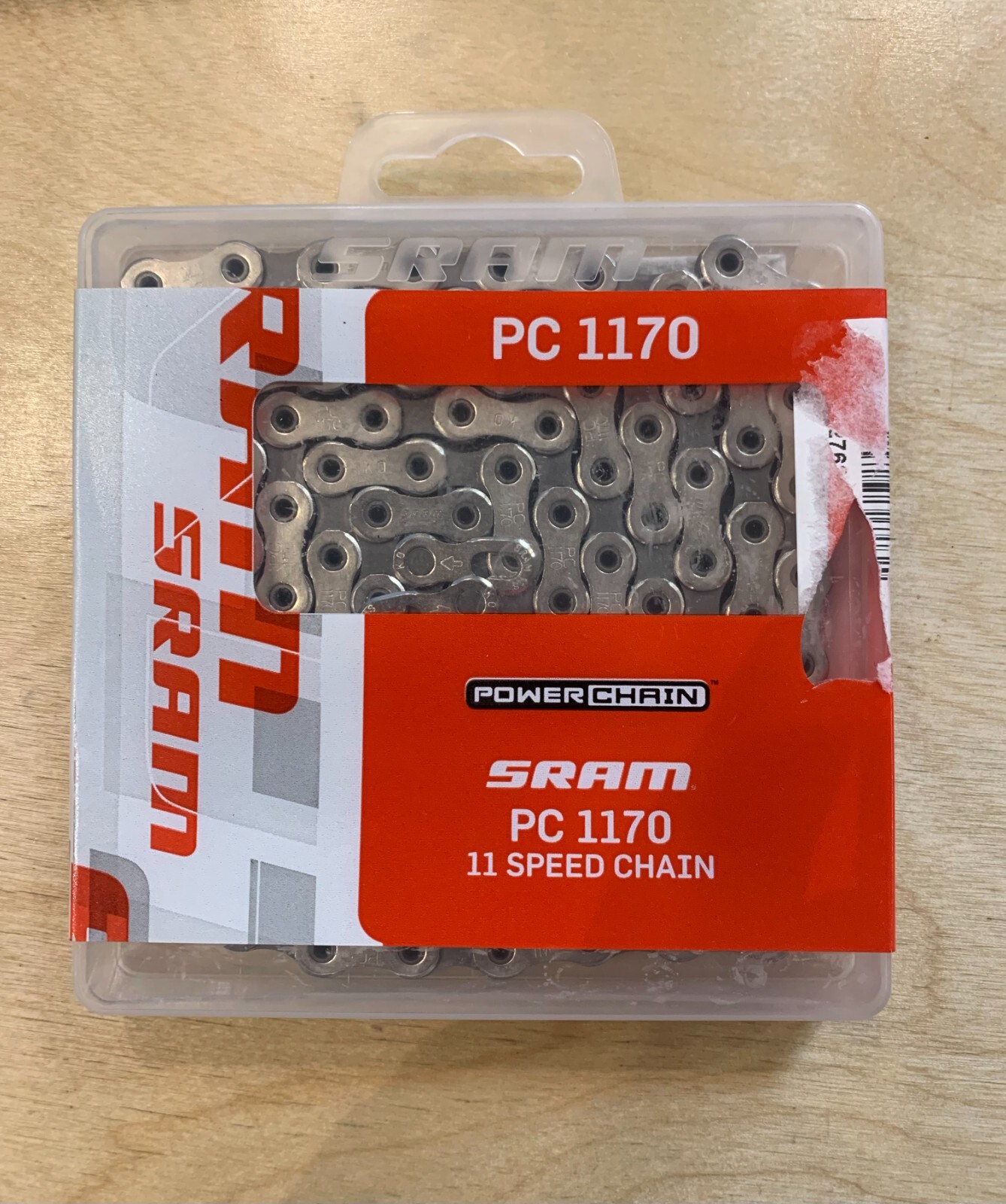 SRAM PC-1170 Chain - 11-Speed, 114 Links, Silver/Gray