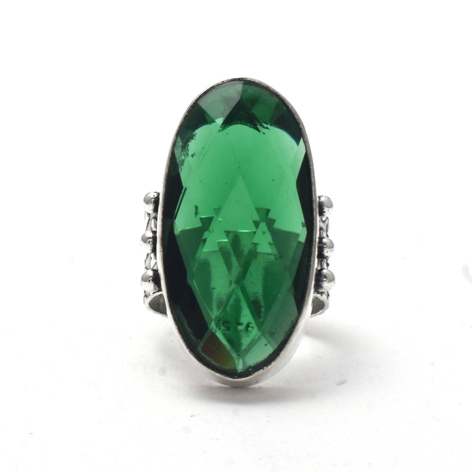 Christmas Diopside Gemstone 925 Sterling Silver Handmade Ring All Size