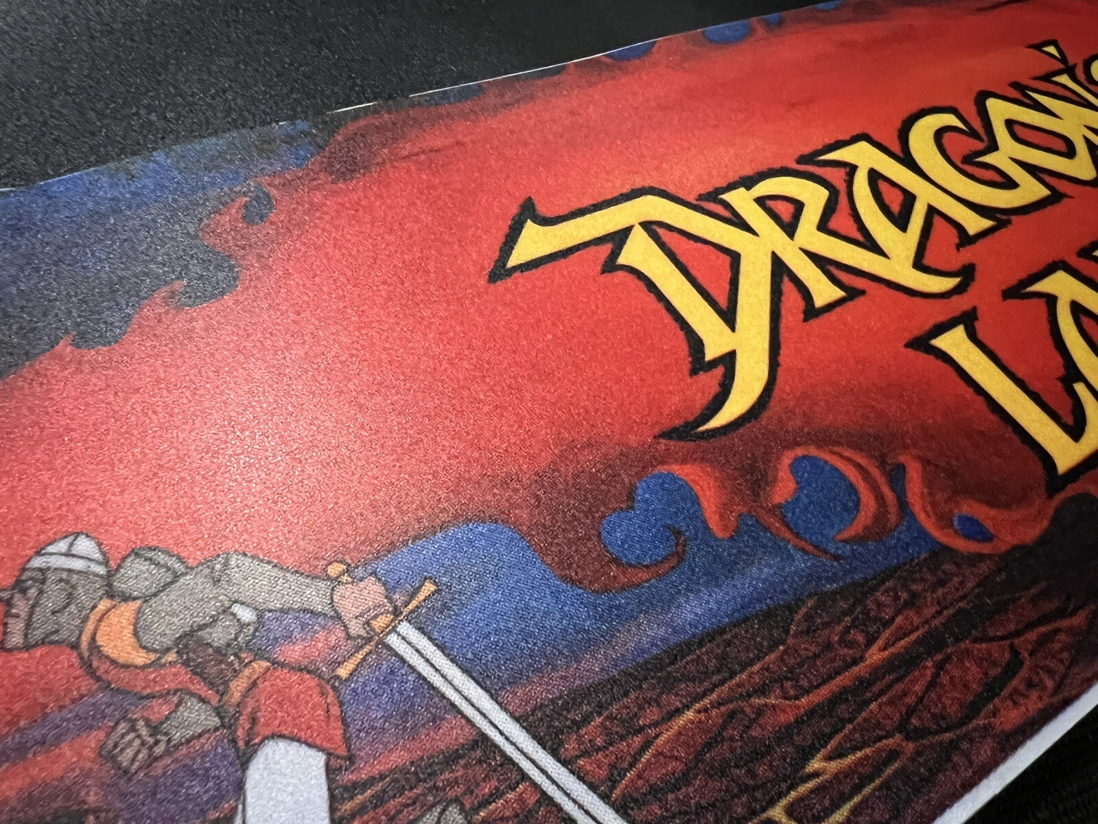 Dragon's Lair Arcade Marquee Dedicated Size DECAL