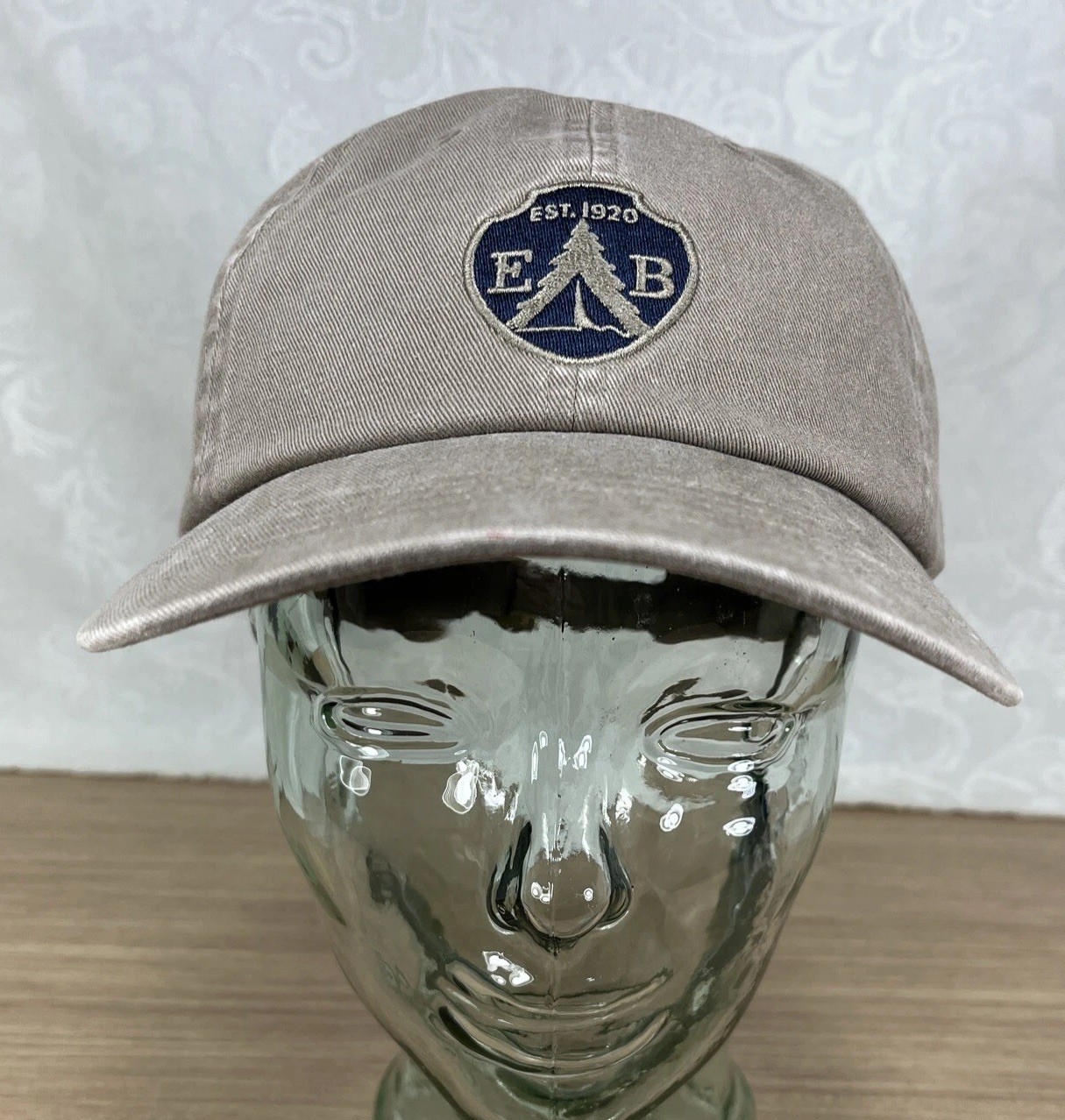 Eddie Bauer Original Outdoor Outfitter Hat Beige StrapBack Adj Mens NWT