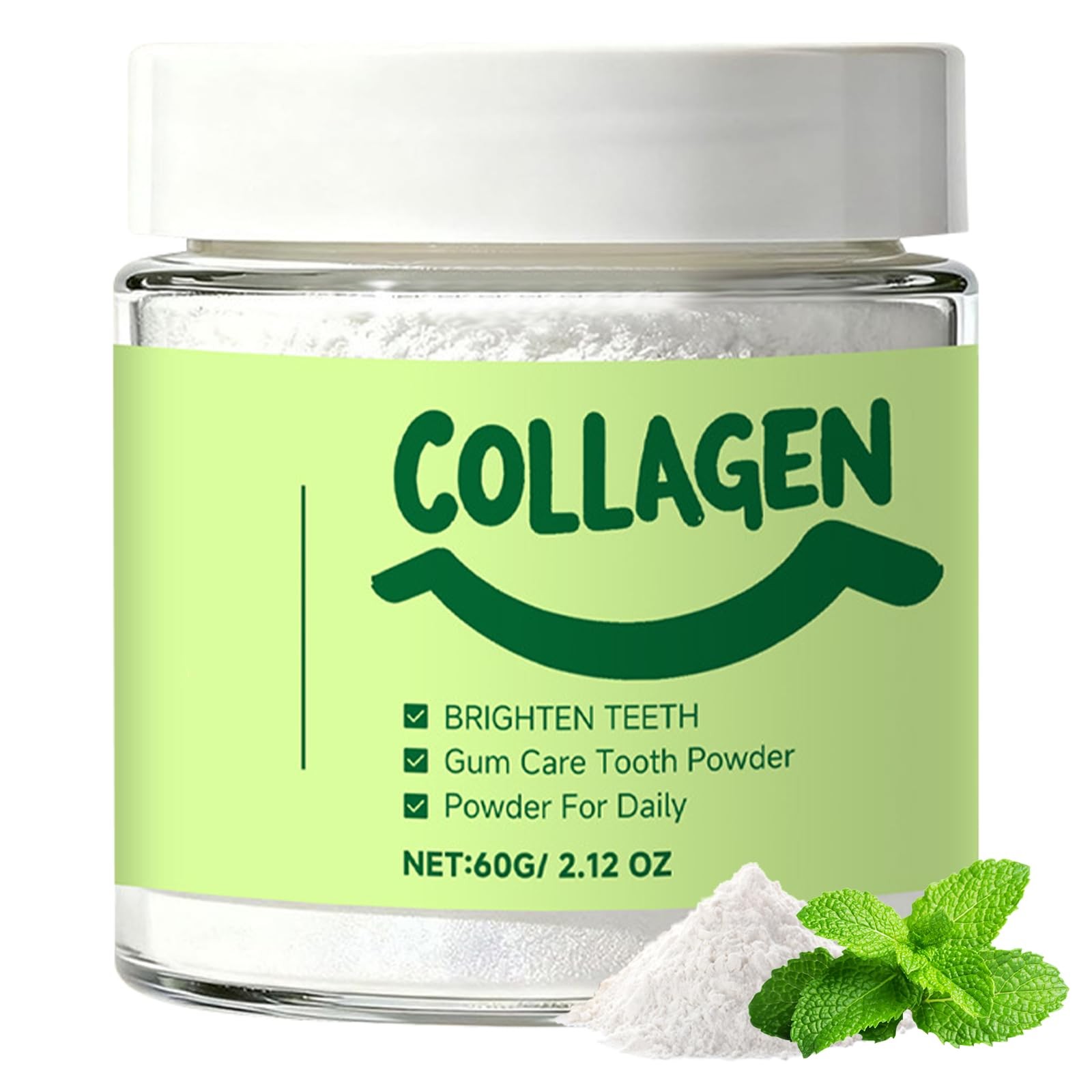 Collagen Powder for Gums, Collagens Tooth Powder, Smile 1 Ounce (Pack of 1)