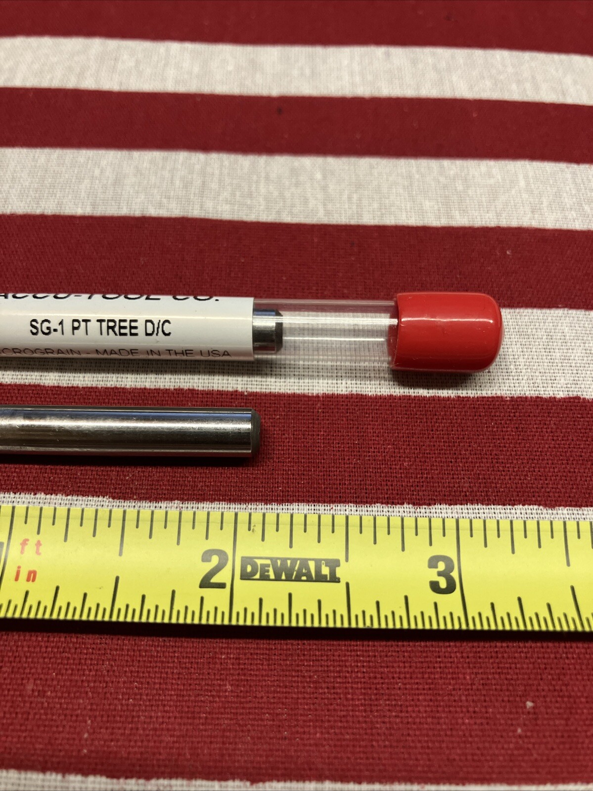 New SG-1 Accu-Tool Tree Shape Dbl Cut Carbide Burr USA!