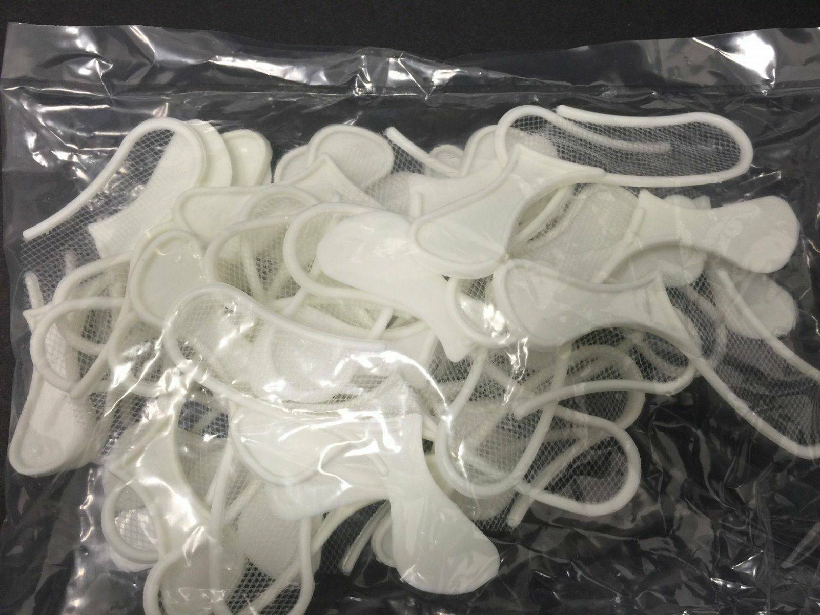 50pcs Dental Impression Bite Registration Sideless Triple Trays Impression Bite