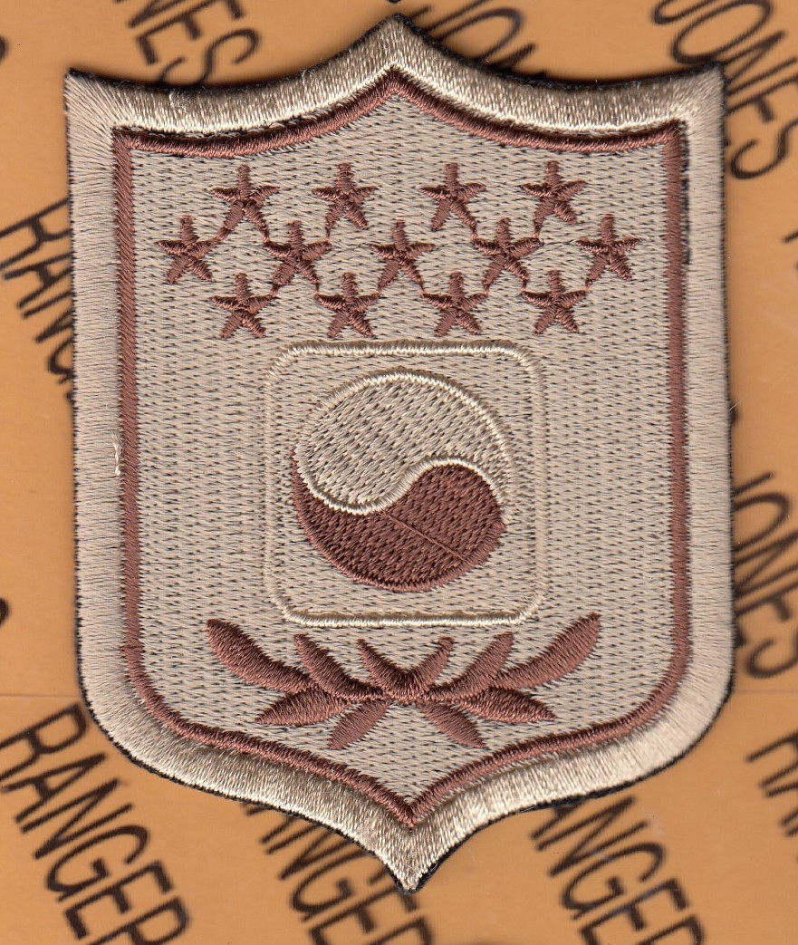 ROKA Republic of Korea Army Command Desert DCU ~3.25" patch c/e