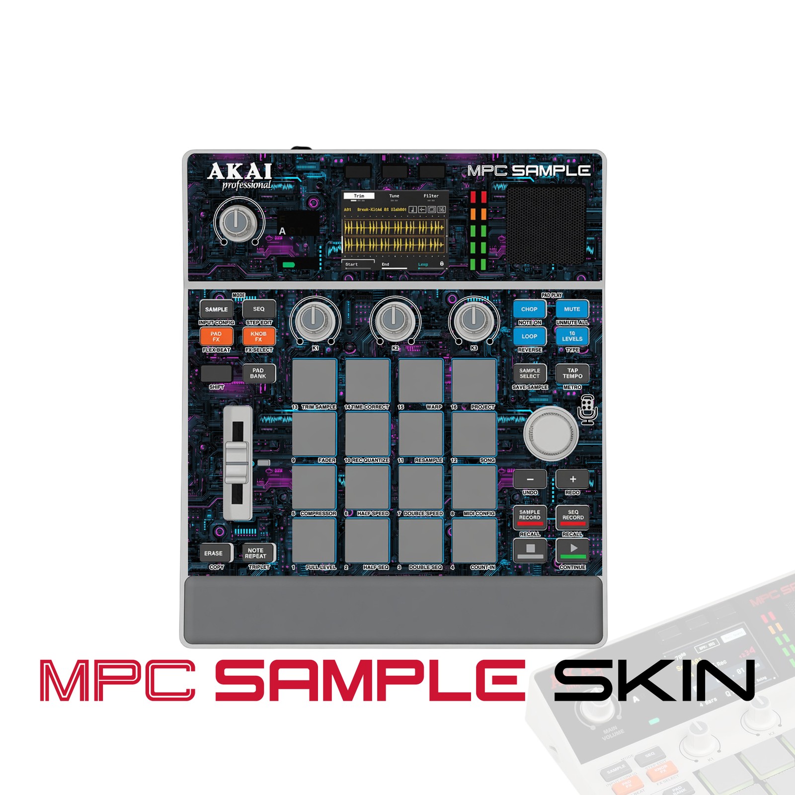 Akai MPC Sample Skin / Digital Void
