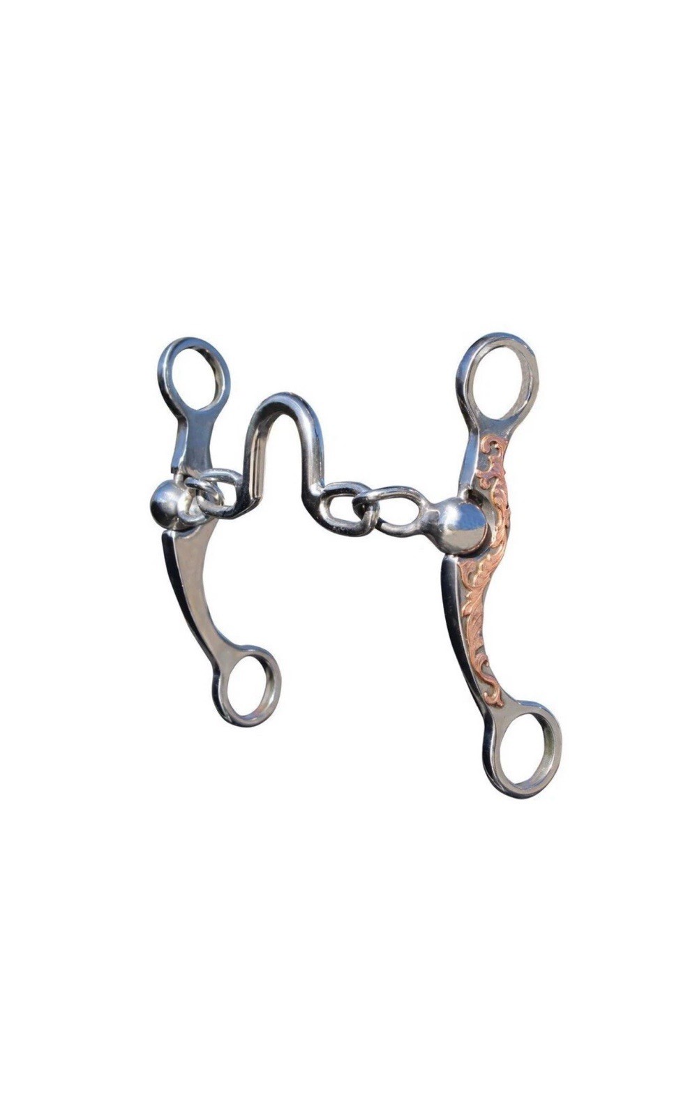 Professionals Choice Bit Stockman Port Chain Mouth Copper 6" PCB-125, NEW W/ TAG