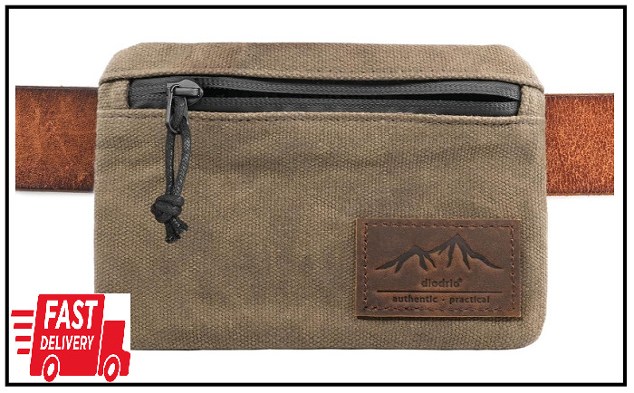 Belt Pouch for Men Women YKK Zippers EDC Pouch Belt Bag Waist Pack
