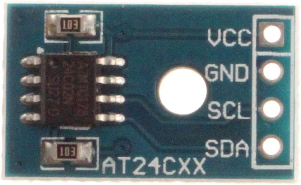 Pack of 2 AT24C02 I2C EEPROM Memory Modules - Enhance Your Electronics Projects