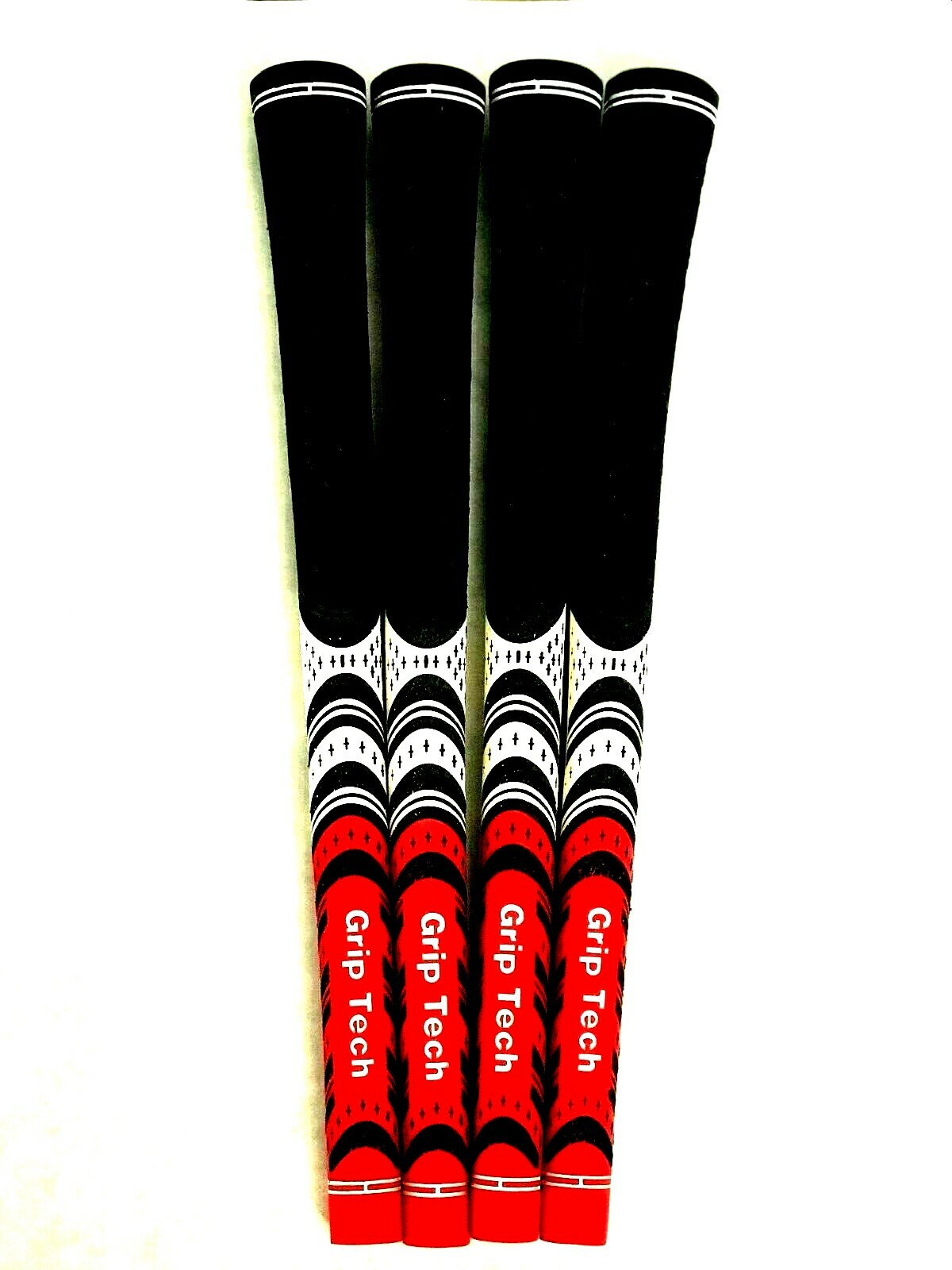 1  NEW Grip-Tech MULTI COMPOUND golf grip - BLACK WHITE RED - Standard Size