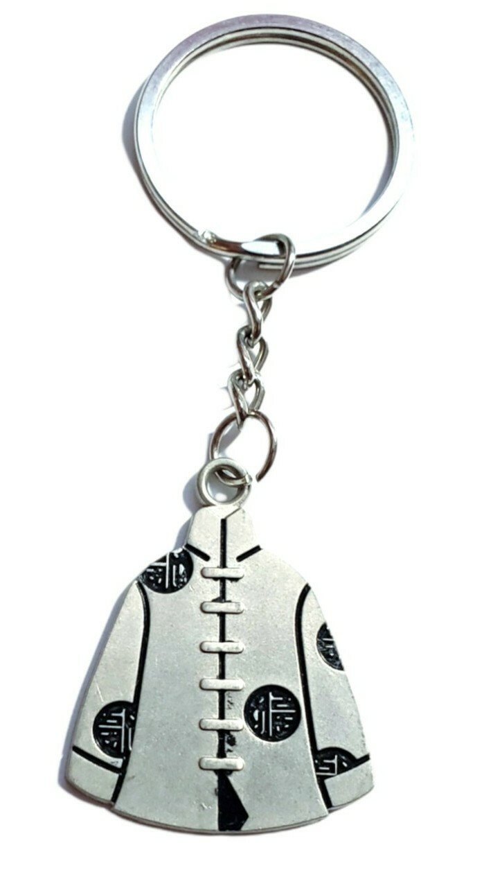Komono Keychain Metal Chinese Asian Mens Karagoromo Souvenir Keyring Metal Gift