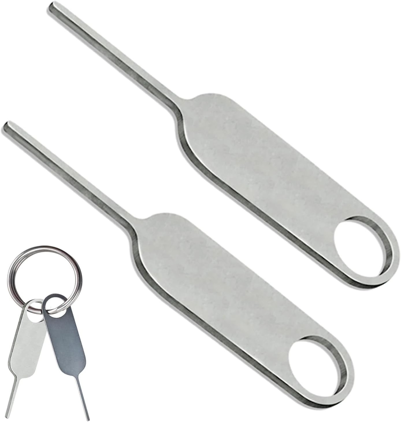 Universal SIM Card Ejector Tool 2 Pack Tray Removal Pin for iPhone Samsung