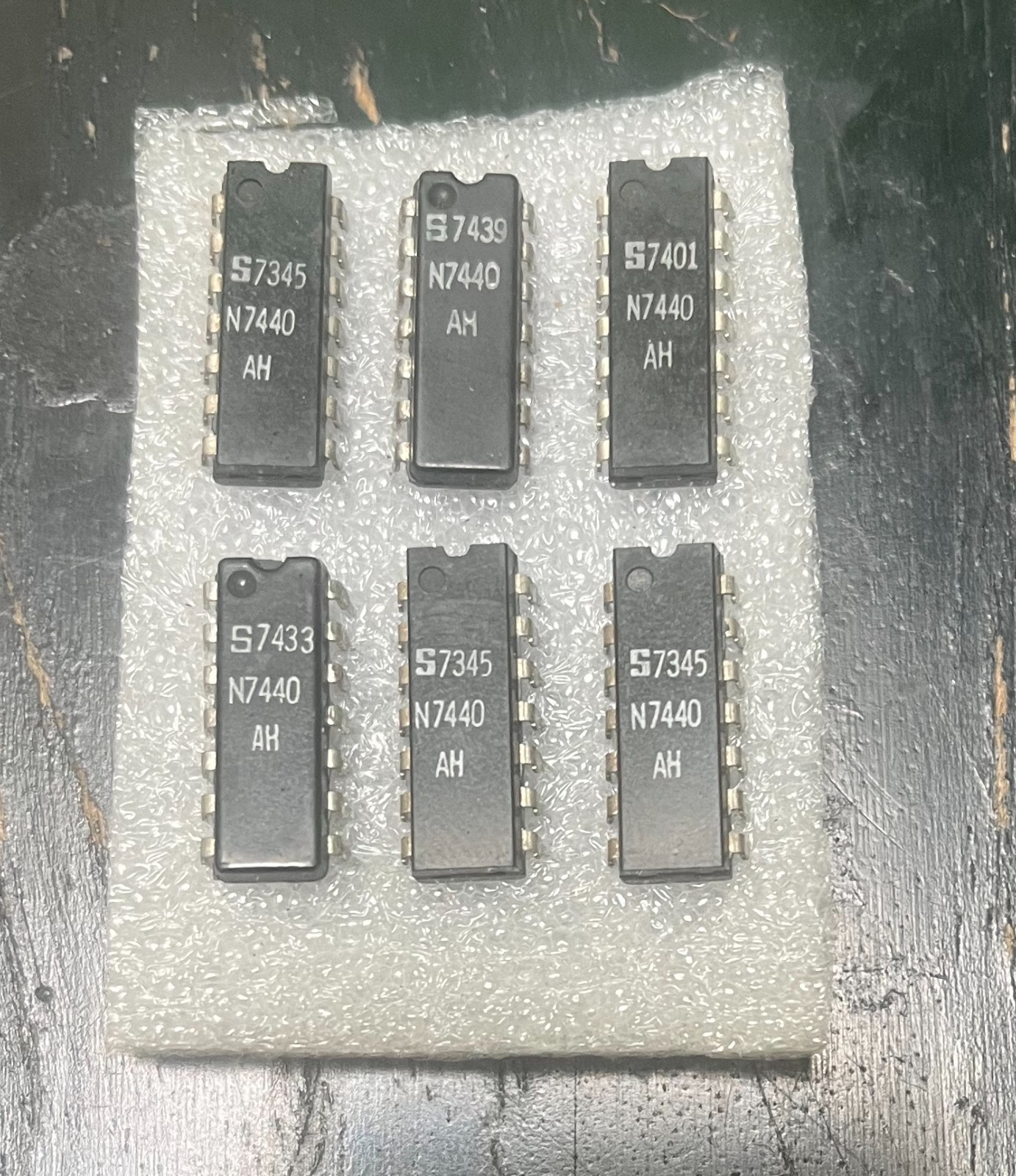 6pcs Signetics N7440AH  Dual 4-Input NAND Buffer Positive Logic TTL 5V DIP-14