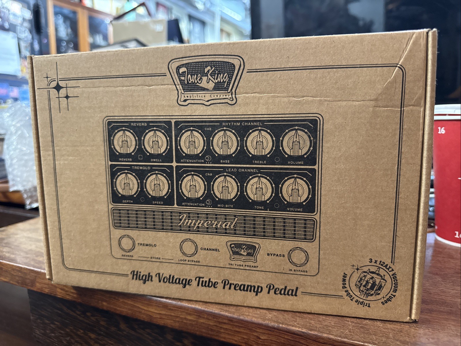 Tone King Imperial Preamp MKII Tri-Tube Preamp Effects Pedal