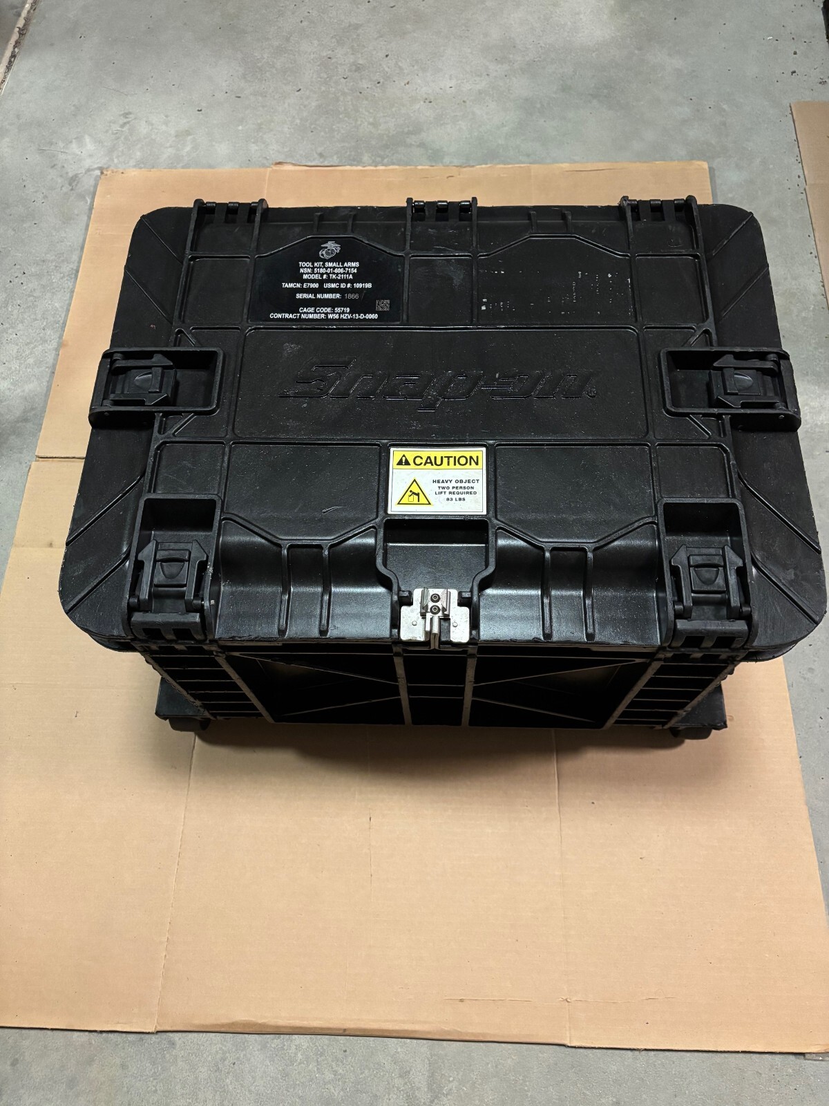 SNAP ON SMALL ARMS TOOL KIT BOX 6 DRAWER WITH TOOL LAYOUT TK-2111-A