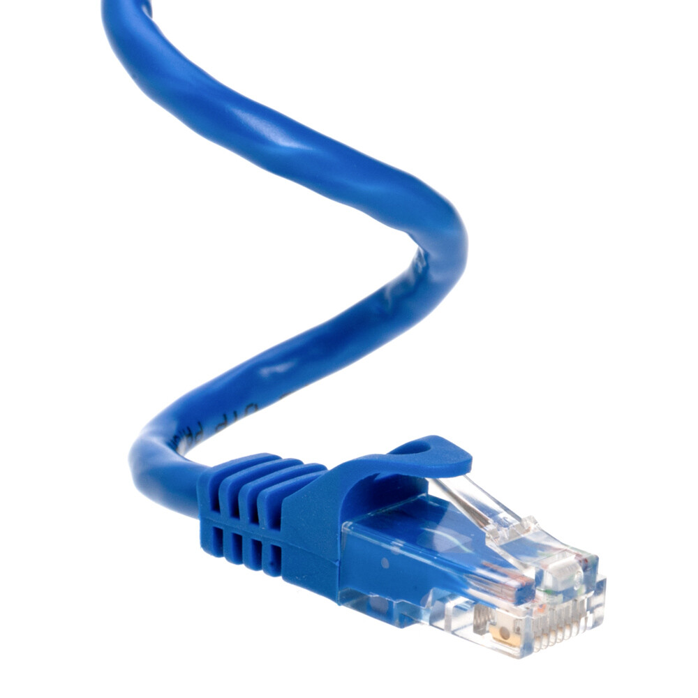 CAT6e/CAT6 Ethernet LAN Network RJ45 Patch Cable Blue 1.5FT- 20FT Multipack LOT