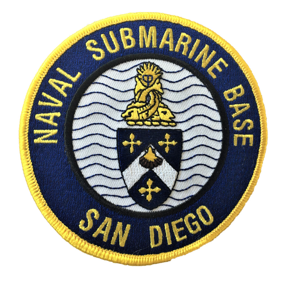 Naval Submarine Base San Diego Ballast Point Patch (AS SS SSN SSBN Boomer Nuke)