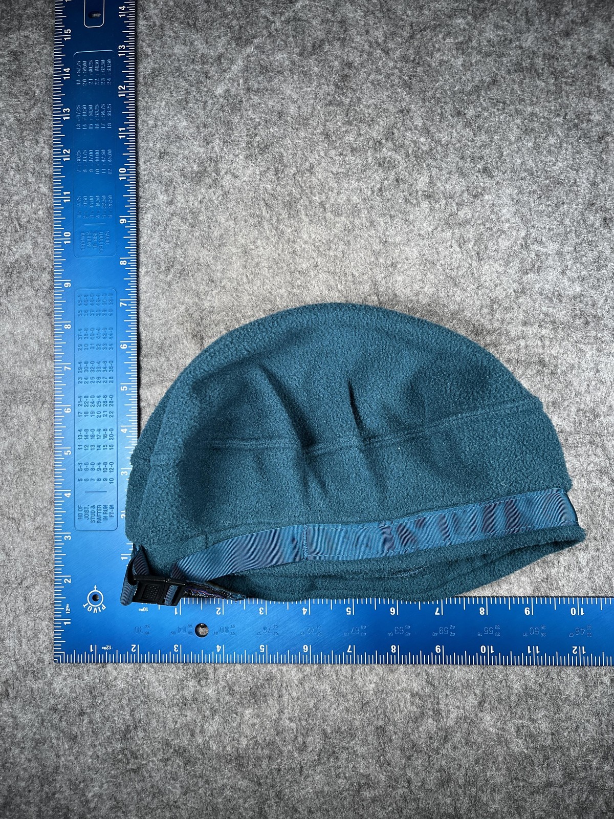 Patagonia Hat Beanie Boys Large Blue Fleece Skull Cap Adjustable Winter USA