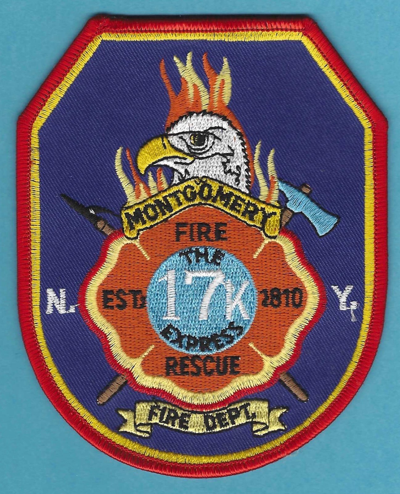 MONTGOMERY NEW YORK FIRE RESCUE PATCH