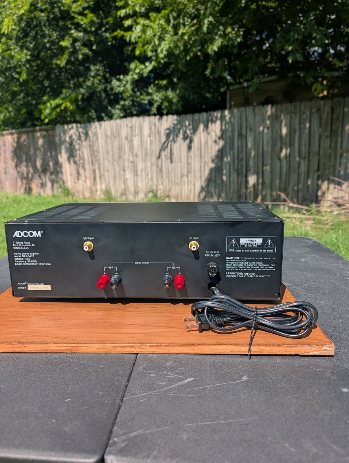 Adcom GFA-545II Power Amplifier