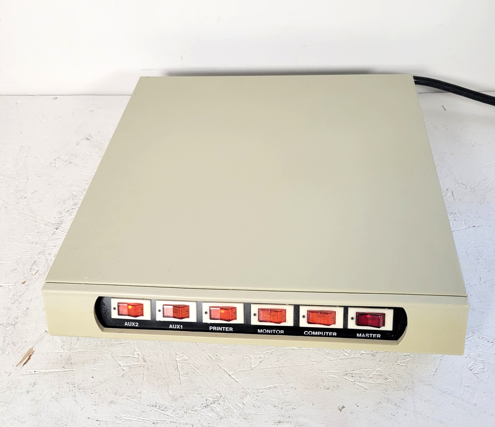 Vintage Computer Power Center Controller Surge Protector All Metal 5 Port Tested