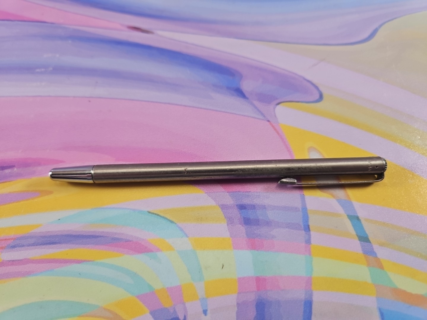 Emphasis Pointer 2' Max, Retractable Telescoping, Japan Vintage Stainless Steel
