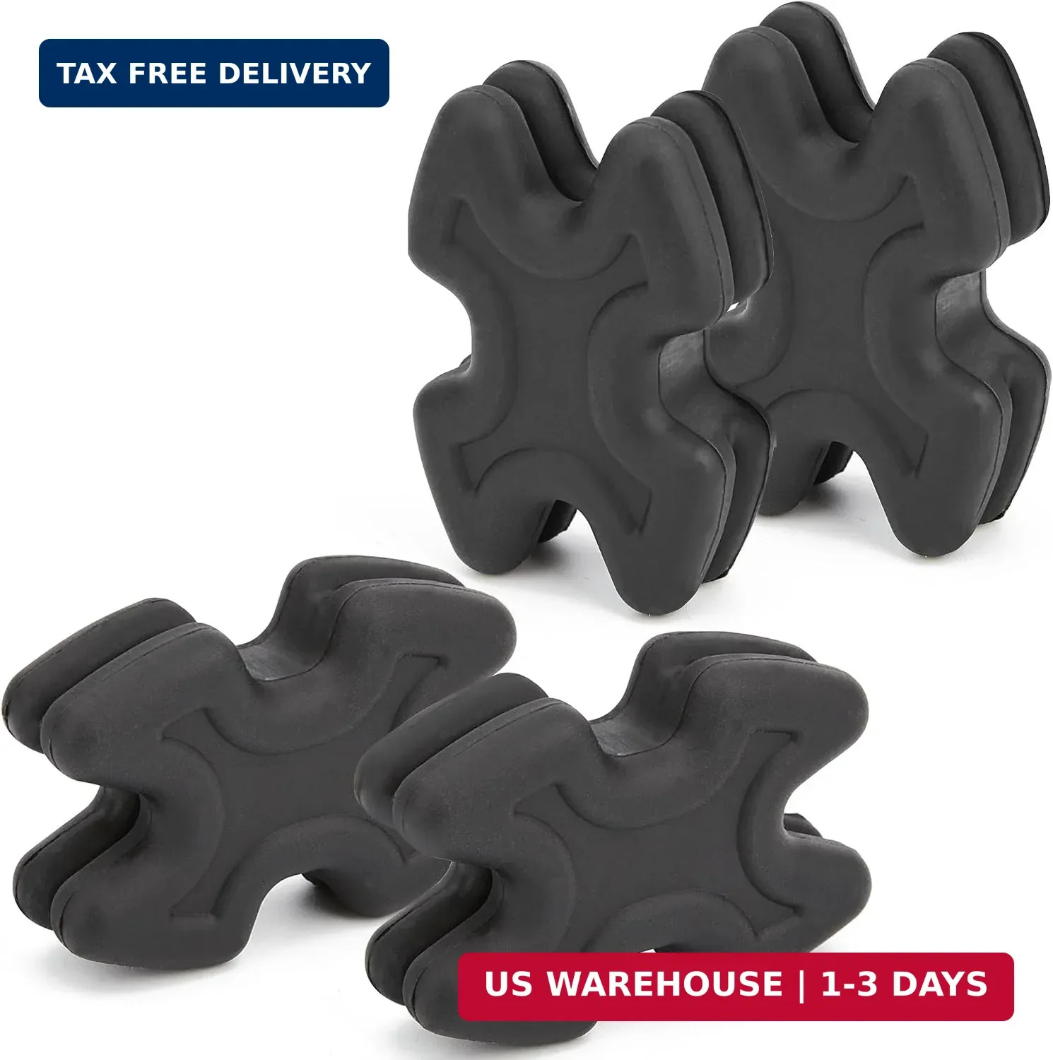4 PCS Bow Limb Dampeners for Compound Bow and Crossbow, Archery Split Limb Stabi