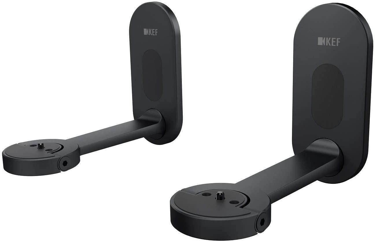 KEF B1 Wall Bracket (Black) – Compatible with LSX & LSX II Speakers | Tilt & Swi