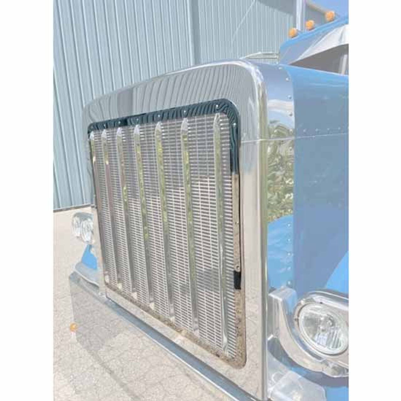 Stainless Steel Grille Trim Ring For Peterbilt 389 2008-2021