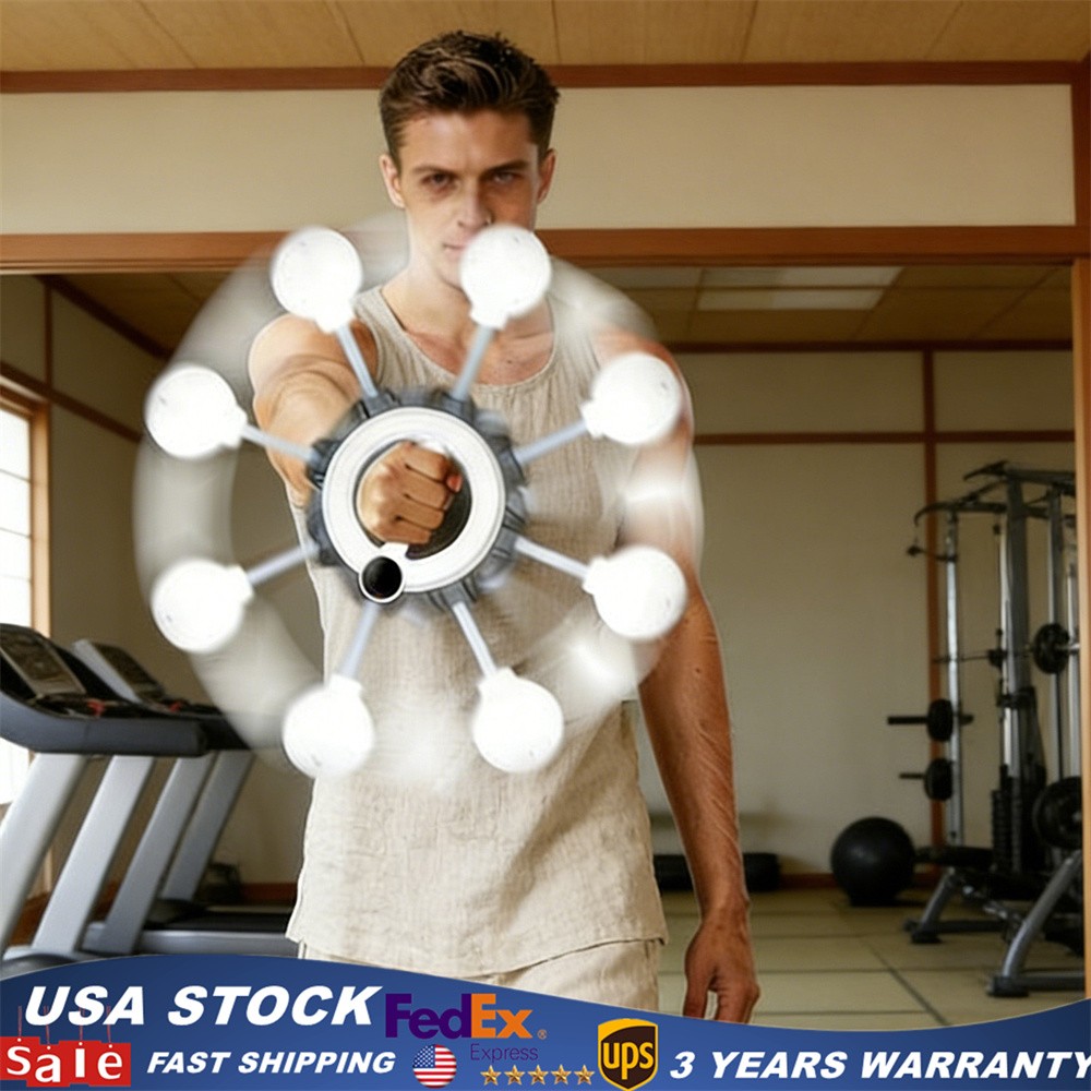 360° Rotating Arm Strength Trainer Upper Body Workout Equipment  Arm Trainer