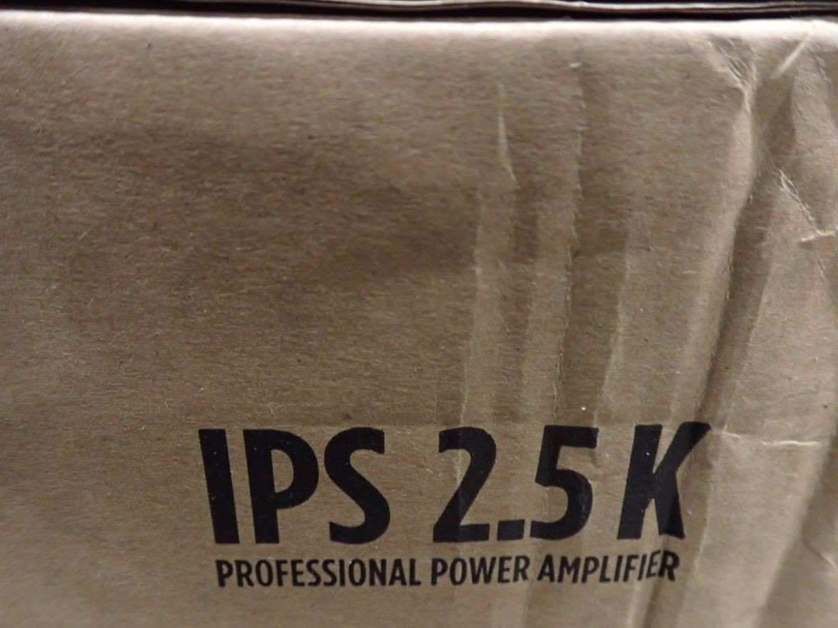RCF IPS 2.5K Class H Power Amplifier, 2-Channel, 2 x 1250 W*