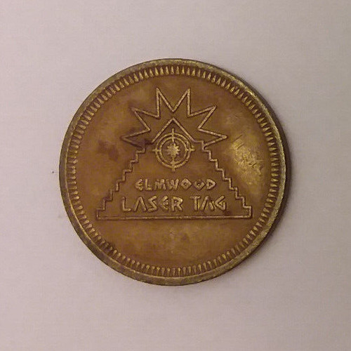 Elmwood Laser Tag Harahan, LA Arcade Game Token 22mm