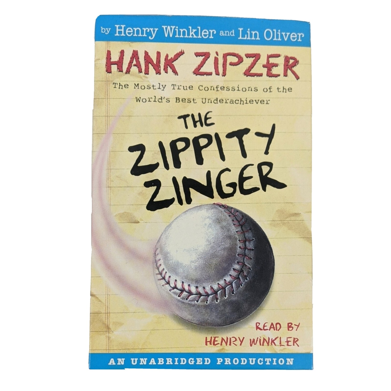 The Zippity Zinger Audiobook by Henry Winkler Lin Oliver on Cassette Tape Hank