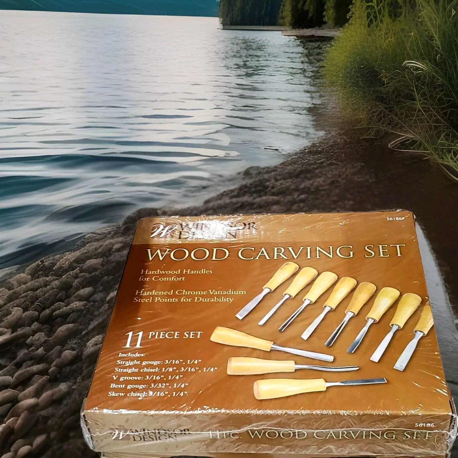 Windsor Design ,wood Carving Set 11 Pc, hardened chrome vanadium