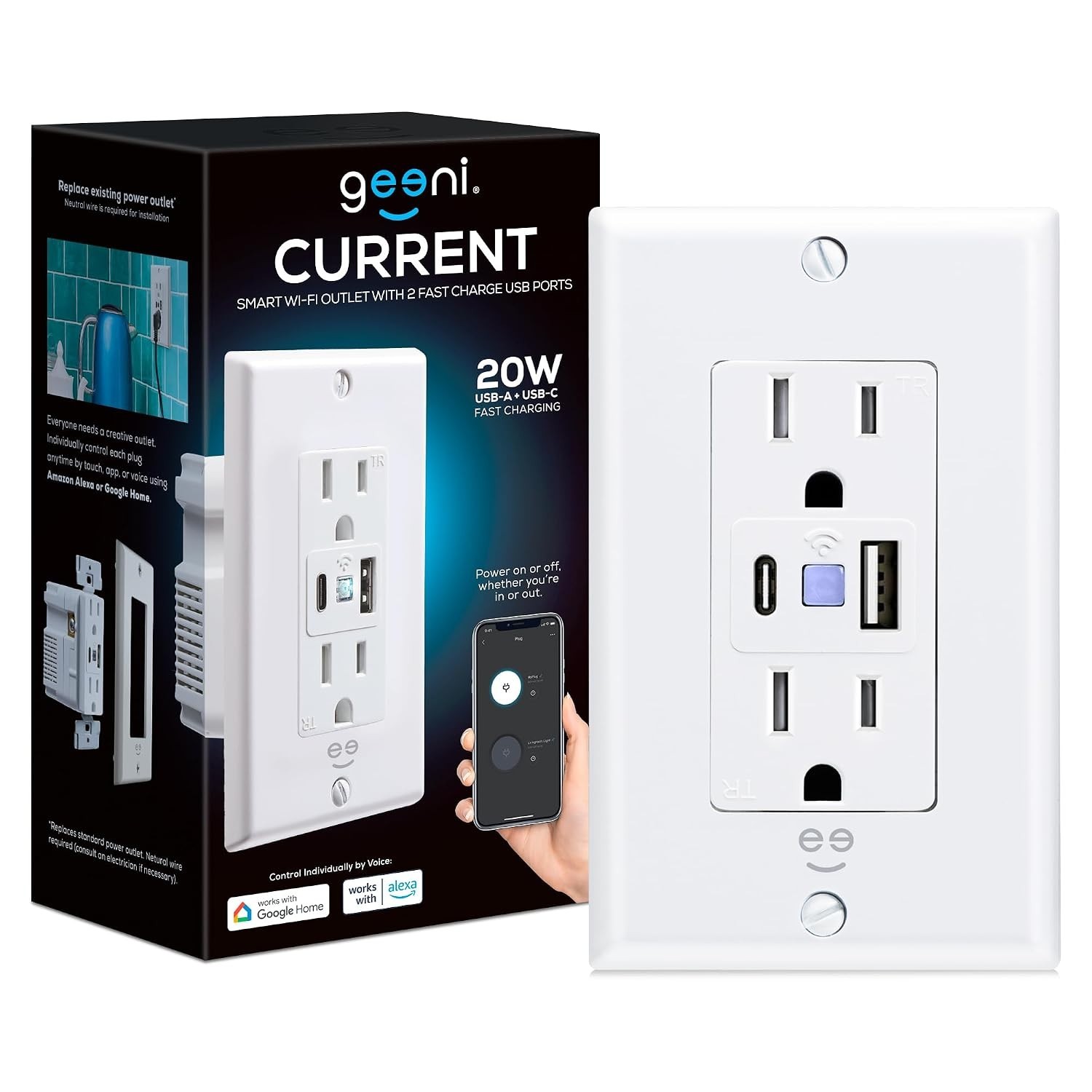 Smart Outlet with Overload Protection & Voice Control - Embed Automation Today!