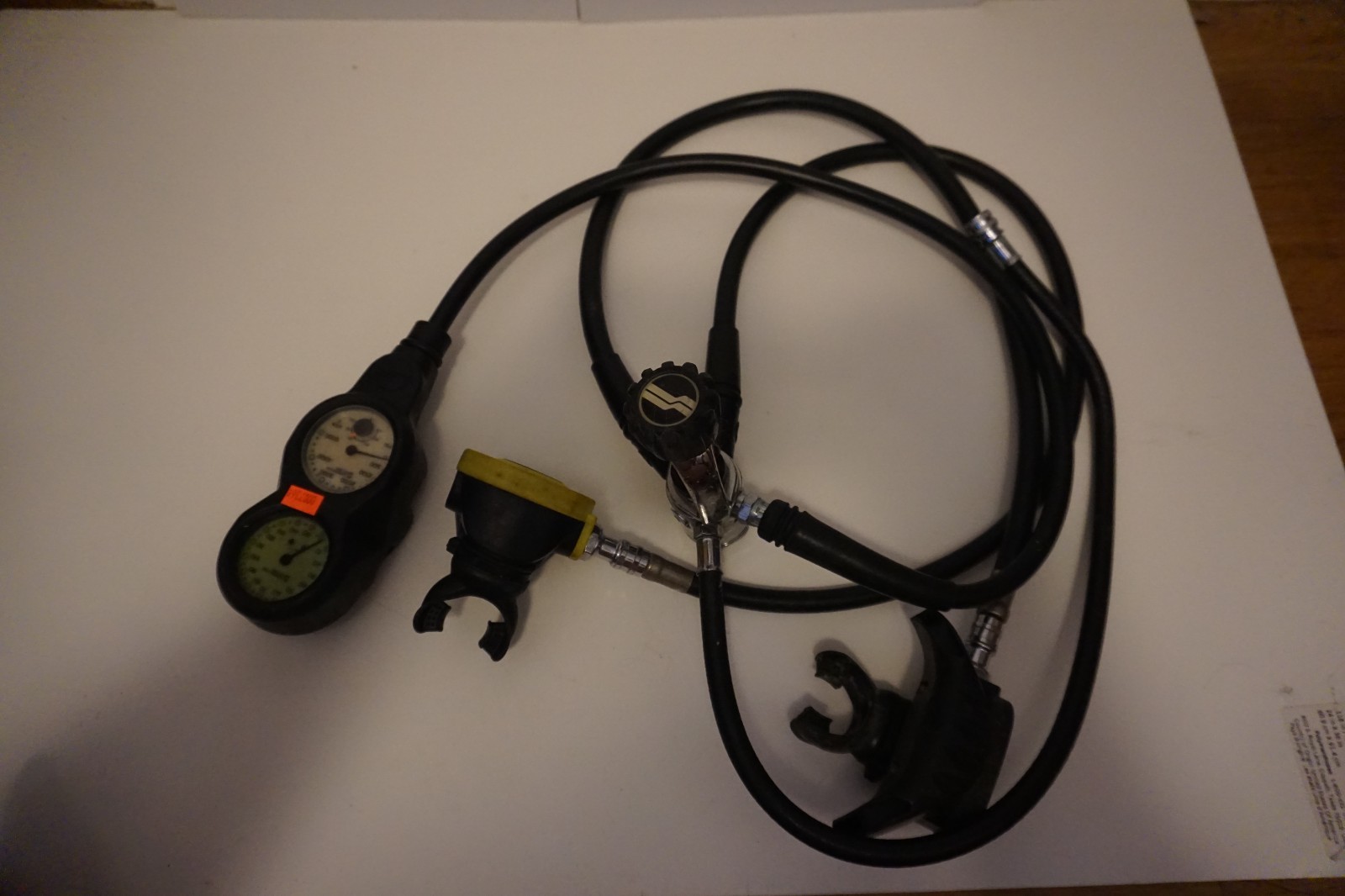 Sherwood Scuba Octopus Regulator & Consol w/ pressure guage untested (736)