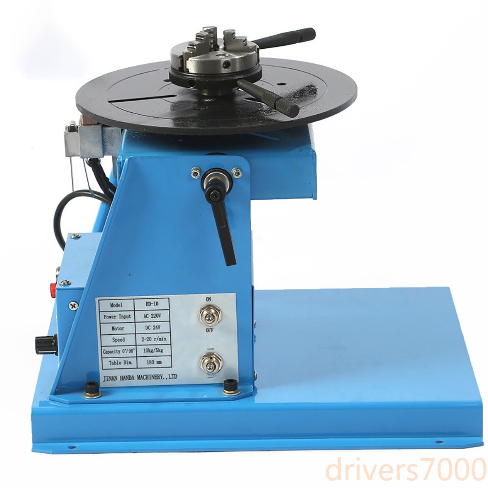 Rotary Welding Positioner 10KG Turntable Table Welder Positioning Machine