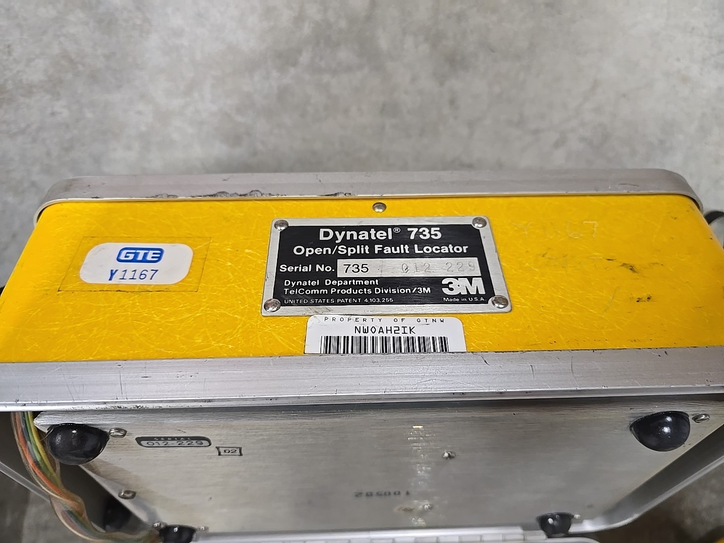 3M DYNATEL 735 Portable Open/Split Cable Fault Locator