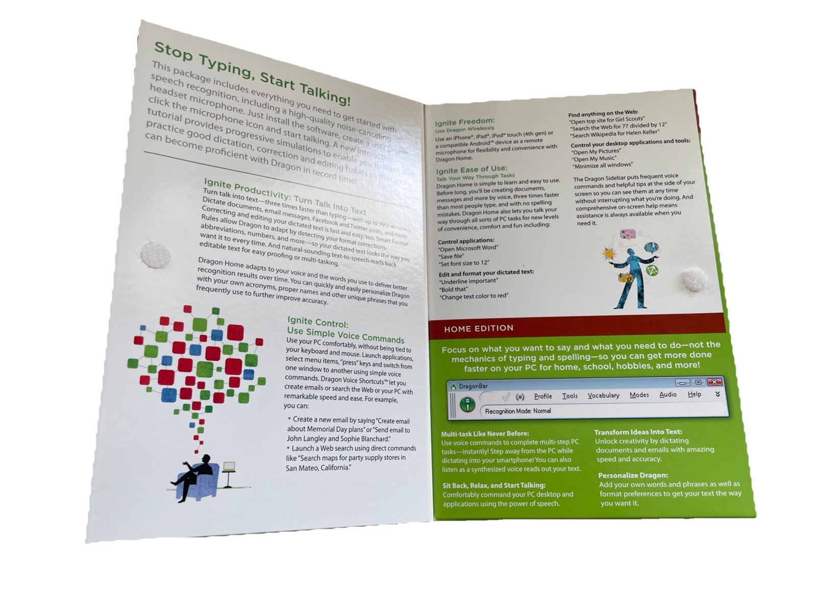 Dragon Naturally Speaking Version 12 Speech Recognition Software Home Edition
